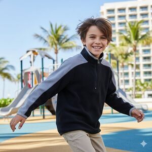 Boys Polar Edge Artic Fleece 1/4 Zip Size XS (6-7)